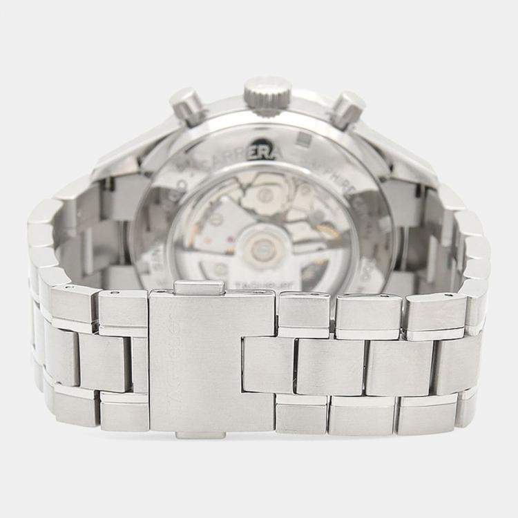 Pre Owned Tag Heuer Carrera CV2016-2 Automatic Stainless Steel Men's Wristwatch 41.5 mm