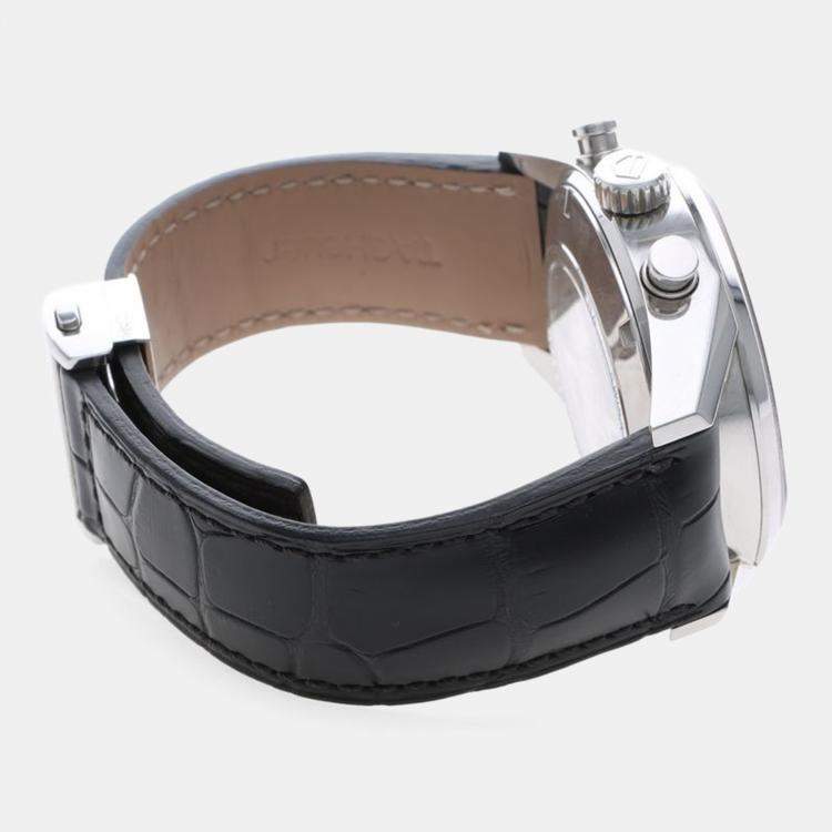 Pre Owned Tag Heuer Carrera CV2A1AB Automatic Stainless Steel Men's Wristwatch 44 mm