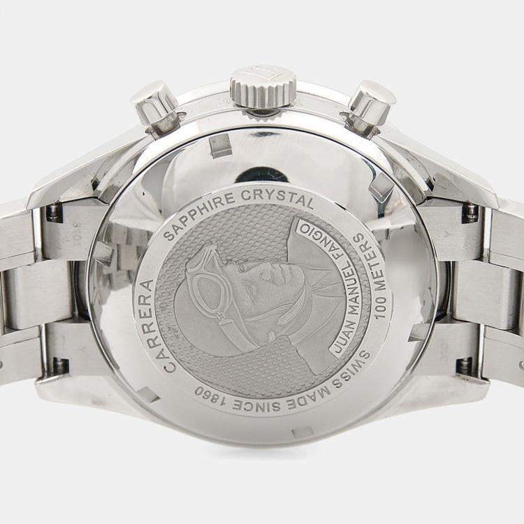Pre Owned Tag Heuer Carrera CV2014-3 Automatic Stainless Steel Men's Wristwatch 41.5 mm