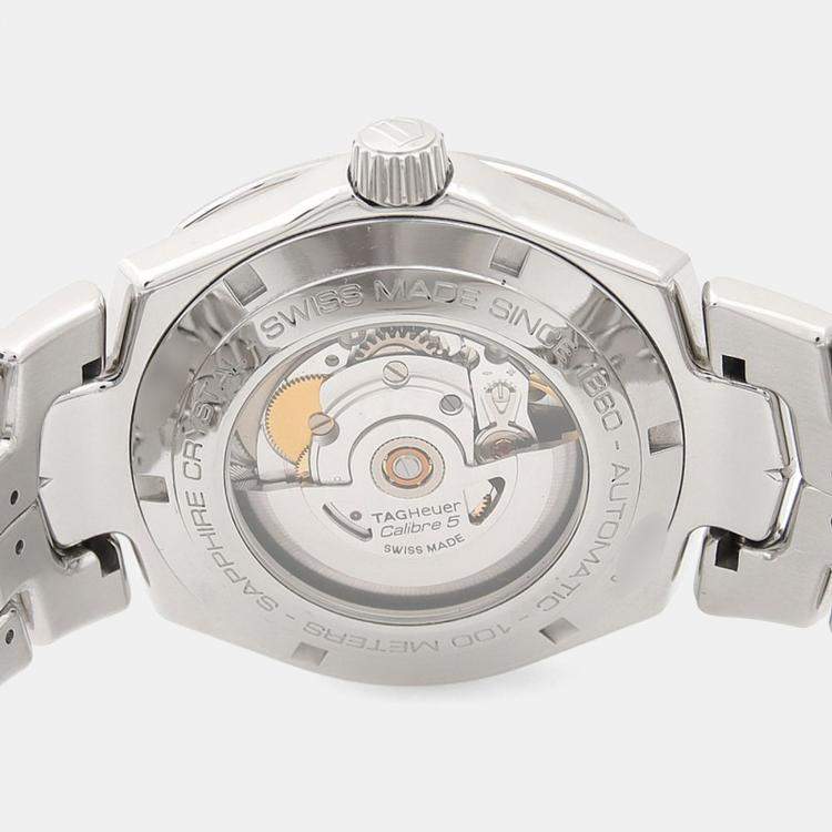Pre Owned Tag Heuer Link WBC2110 Automatic Stainless Steel Men's Wristwatch 41 mm