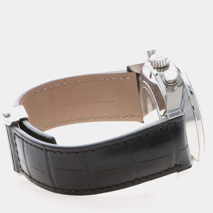 Pre Owned Tag Heuer Carrera Chrono CV2A1AB Automatic Stainless Steel Men's Wristwatch 43.5 mm