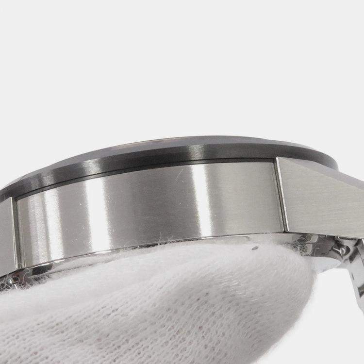 Pre Owned Tag Heuer Carrera CAR201W Automatic Grey Stainless Steel Men's Wristwatch 43 mm