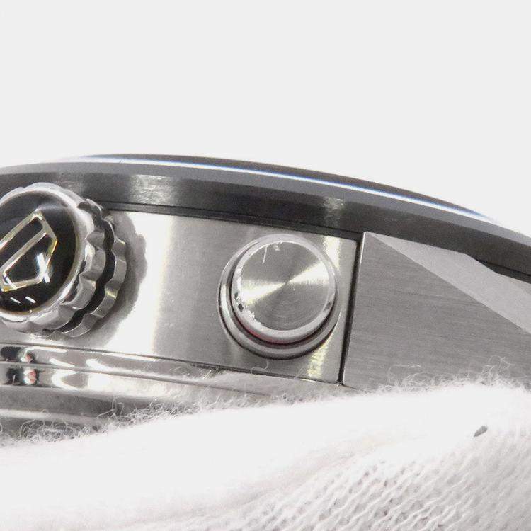 Pre Owned Tag Heuer Carrera CAR201W Automatic Grey Stainless Steel Men's Wristwatch 43 mm