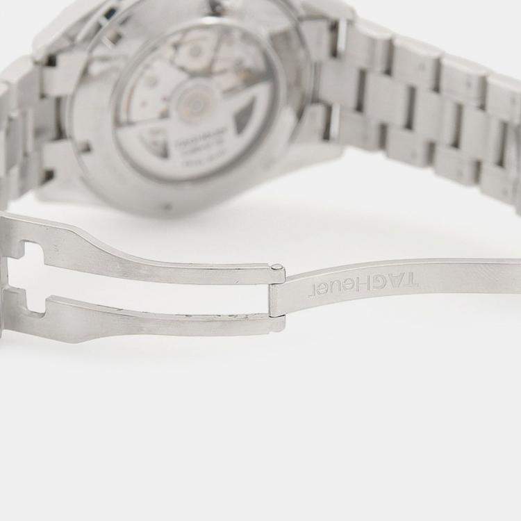 Pre Owned Tag Heuer Carrera CV2010-3 Automatic Chronograph Stainless Steel Men's Wristwatch 41.5mm