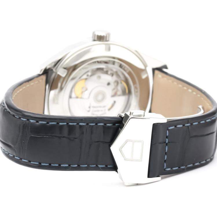 Pre Owned Tag Heuer Blue Stainless Steel Carrera Automatic WAR201E Men's Wristwatch 41 MM