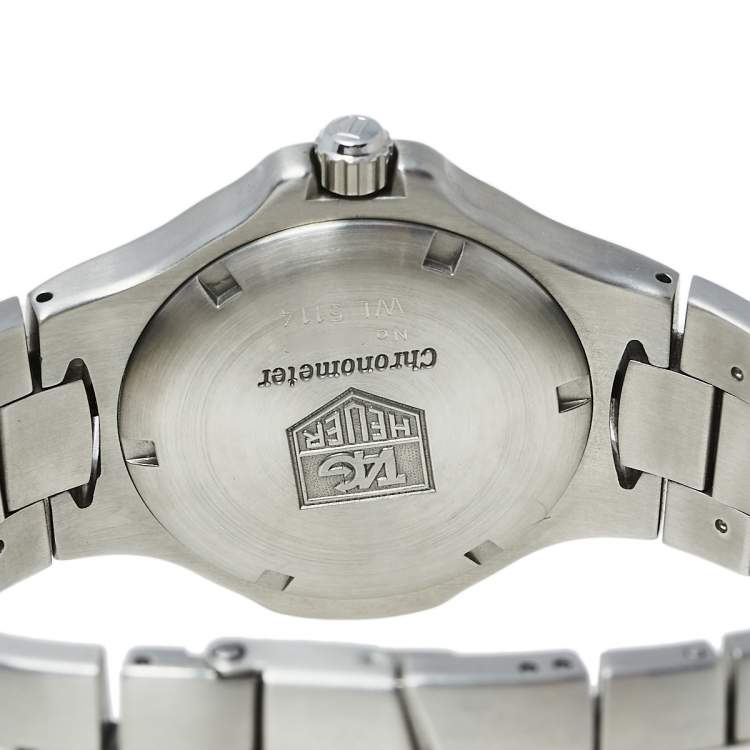 Pre Owned Tag Heuer Salmon Stainless Steel Kirium WL5114.BA0701 Men's Wristwatch 38 mm