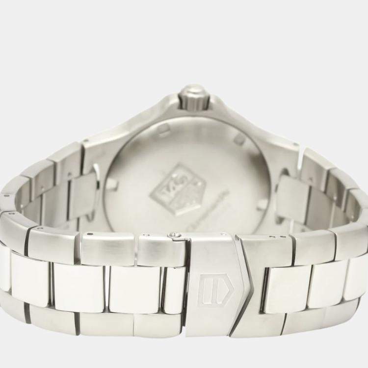 Pre Owned Tag Heuer Orange Stainless Steel Kirium WL5214 Quartz Chronometer Men's Wristwatch 35 mm