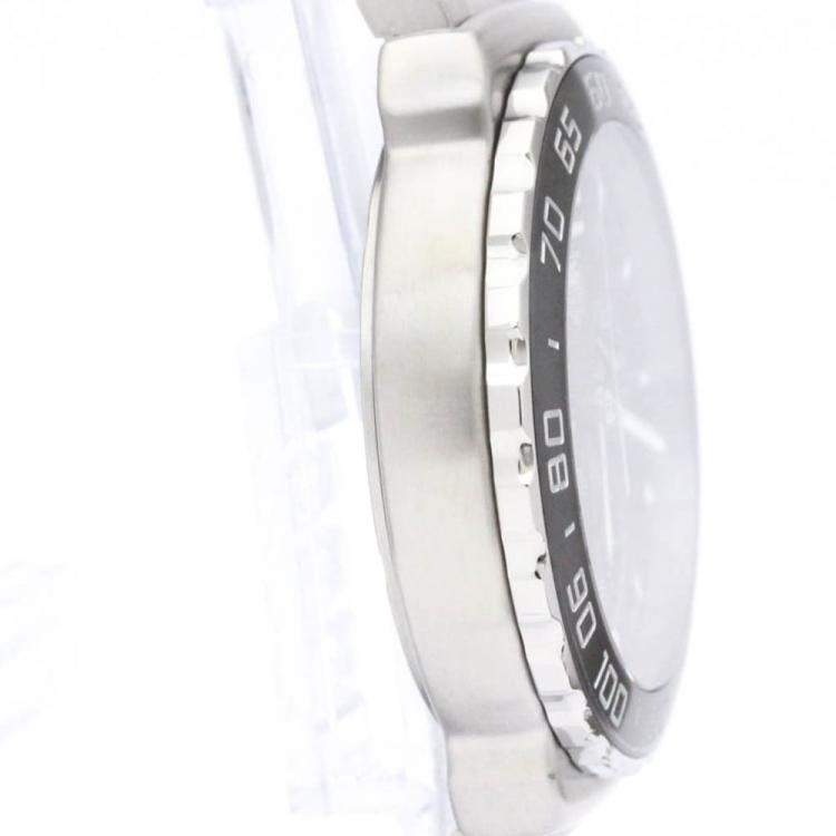 Pre Owned Tag Heuer Grey Stainless Steel Formula 1 CAU1115 Men's Wristwatch 42 mm