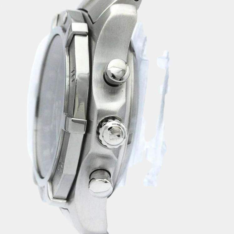 Pre Owned Tag Heuer Black Stainless Steel 2000 Exclusive CN2111 Men's Wristwatch 41 mm