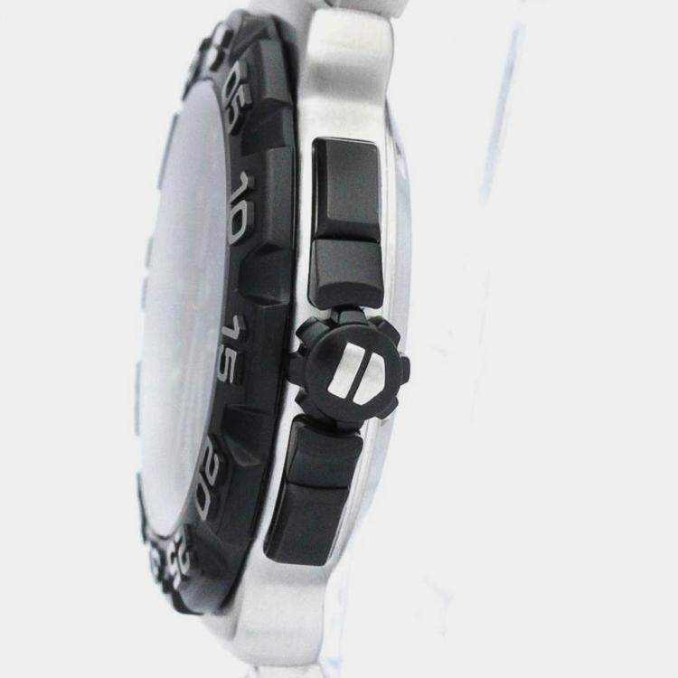 Pre Owned Tag Heuer Black Stainless Steel Formula 1 CAH1110 Quartz Men's Wristwatch 41 mm