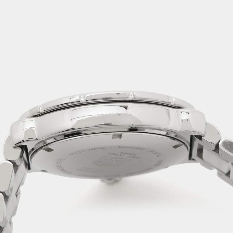 Pre Owned TAG Heuer White Ceramic Diamond Stainless Steel Formula 1 CAH1211.BA0863 Women's Wristwatch 41 mm