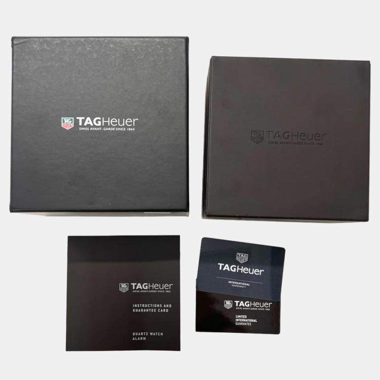 Pre Owned Tag Heuer Black Stainless Steel Formula 1 WAZ111A.BA0875 Quartz Men's Wristwatch 41 mm