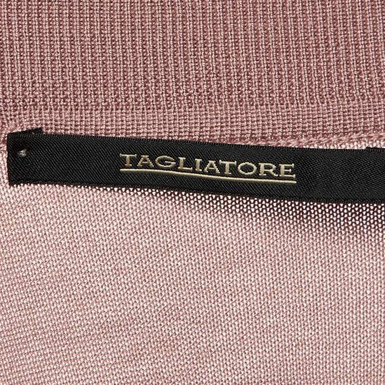مملوكة مسبقًا Tagliatore Mauve Knit T-Shirt M