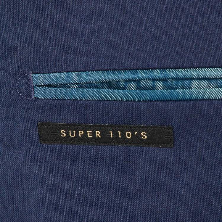 Pre Owned Ted Baker Dark Blue Wool Tailored Suit XL/44R