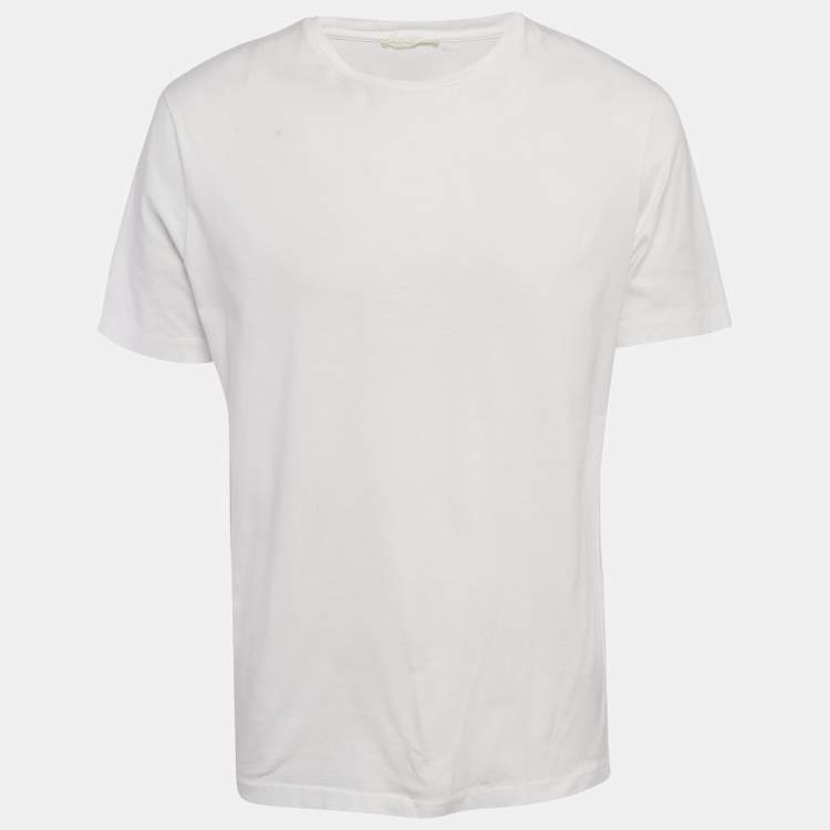 Pre Owned The Row White Jersey Crewneck T-Shirt XL