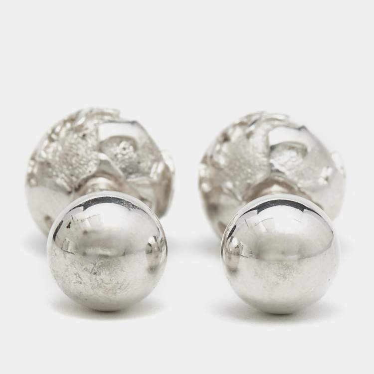 Pre Owned Tiffany & Co. Globe Sterling Silver Cufflinks