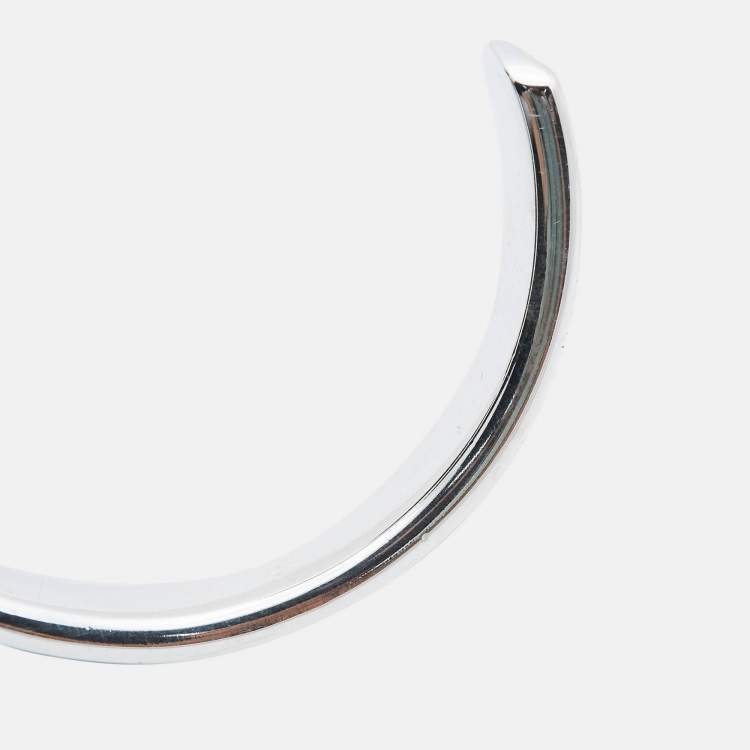 Pre Owned Tiffany & Co. 1837 Sterling Silver 925 Unisex Open Cuff Bracelet