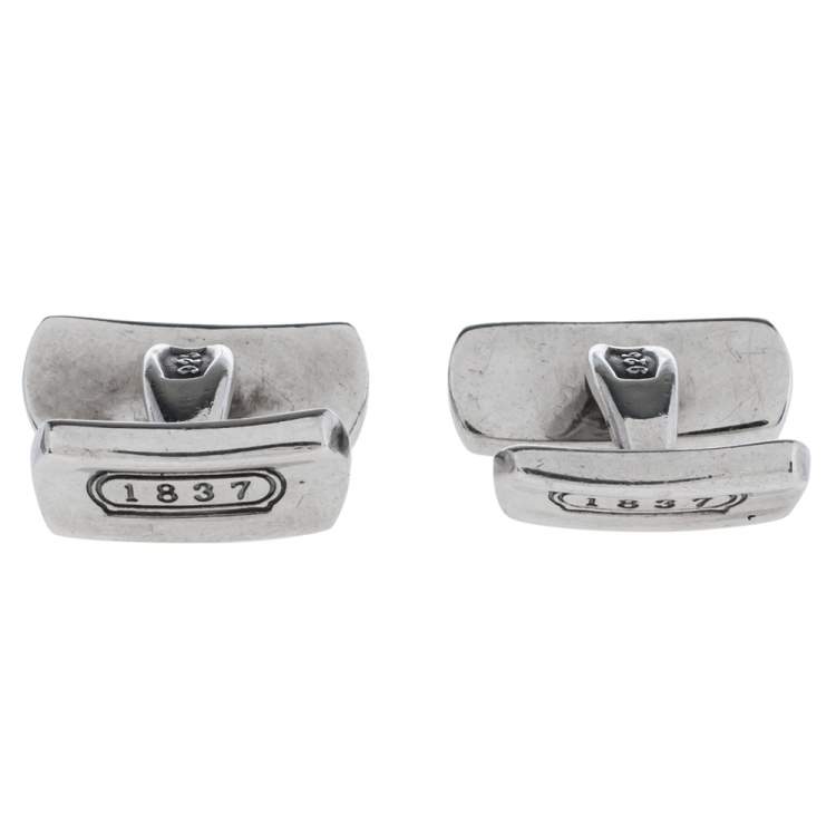 Pre Owned Tiffany & Co. Sterling Silver Classic Cufflinks