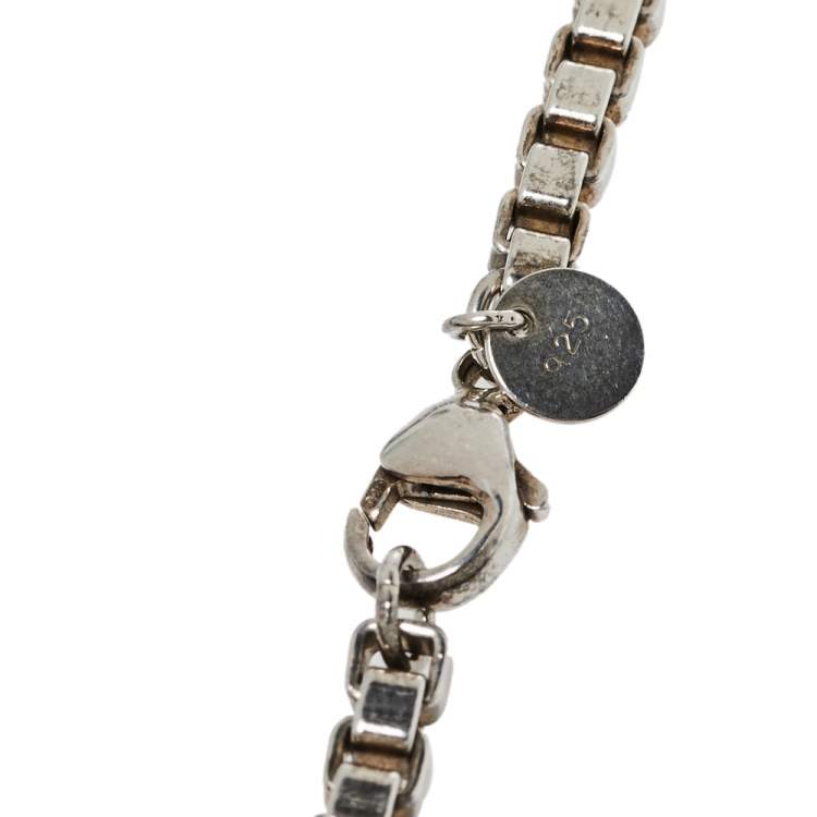 Pre Owned Tiffany & Co. Sterling Silver Venetian Link Bracelet