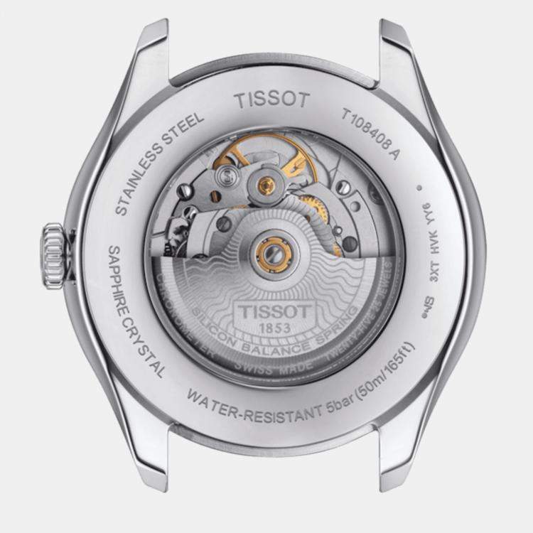 Pre Owned Tissot Ballade Powermatic 80 Silicium T108.408.22.278.00 Rosegold stainlesssteel watch