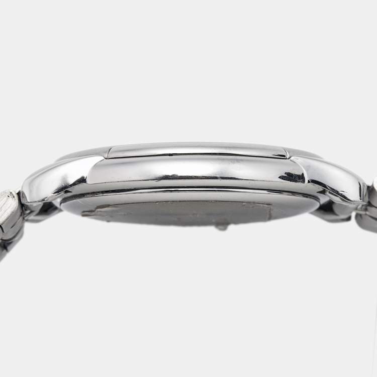 Pre Owned Tissot Seastar A665/765 White Dial Stainless Steel Men's Wristwatch 36 mm