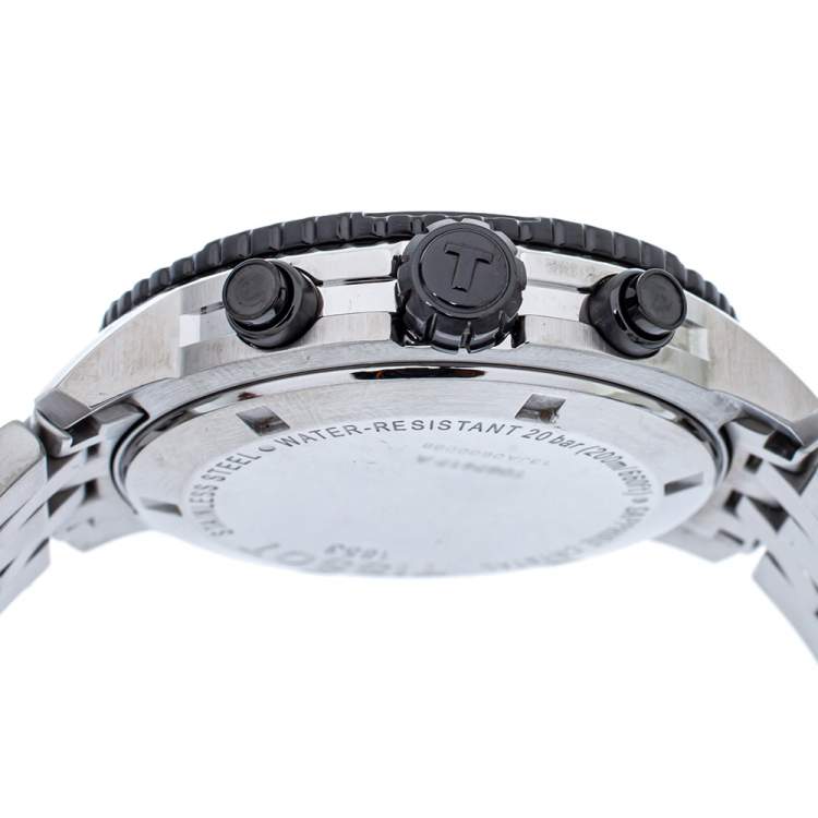 Pre Owned Tissot Black Stainless Steel T-Sport PRS200 T067417A Men's Wristwatch 42 mm