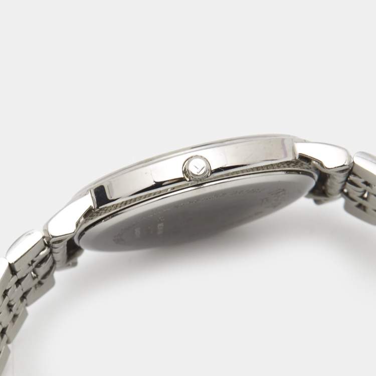 Pre Owned Tissot Silver Stainless Steel T-Classic Everytime T870/970 Men's Wristwatch 34 mm