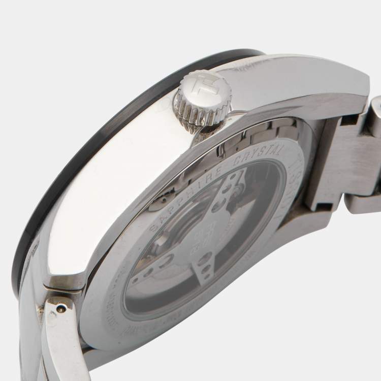 Pre Owned Tissot Black Two-Tone Stainless Steel PRS516 T044.430.21.051.00 Men's Wristwatch 42 mm