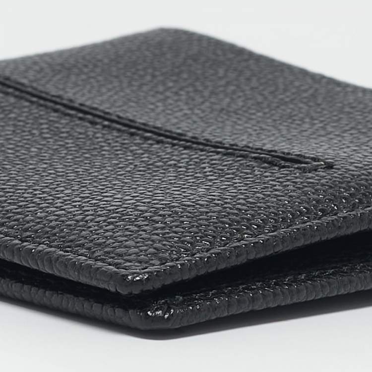 Pre Owned Tod's Black Leather Bifold Wallet