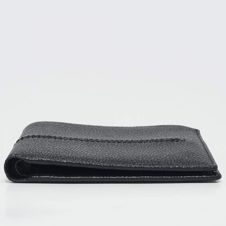 Pre Owned Tod's Black Leather Bifold Wallet