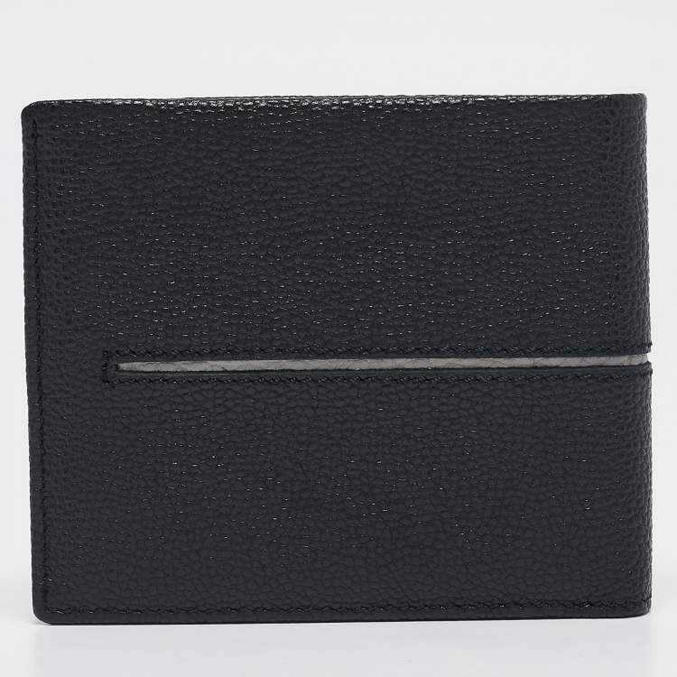 Pre Owned Tod's Black Leather Bifold Wallet