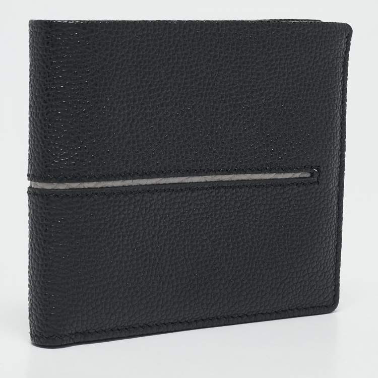 Pre Owned Tod's Black Leather Bifold Wallet