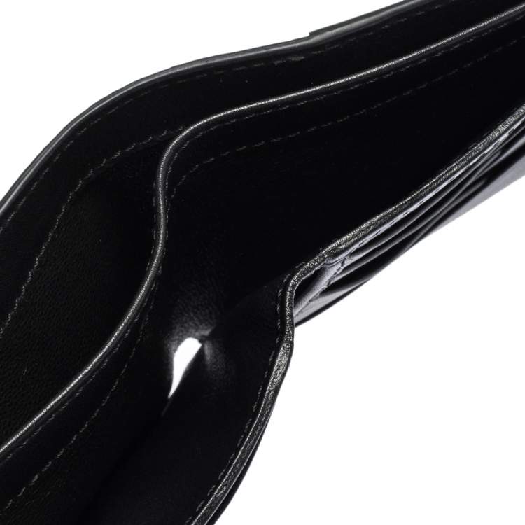 Pre Owned Tod's Black Leather Bifold Wallet