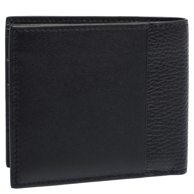 Pre Owned Tod's Black Leather Bifold Wallet