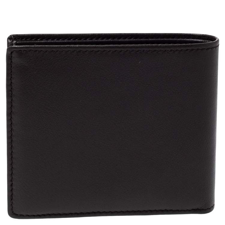 Pre Owned Tod's Dark Brown Leather Double T Bifold Wallet