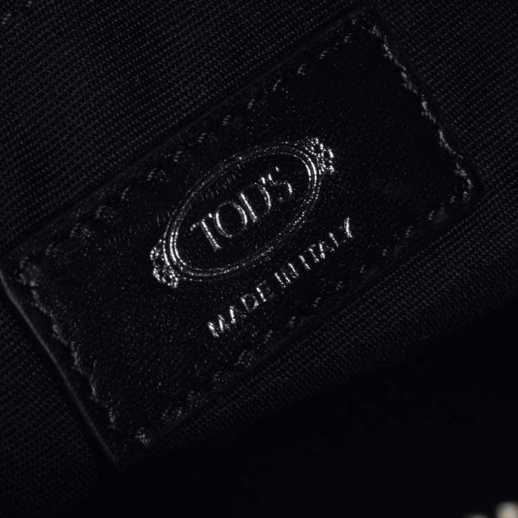 Pre Owned Tod's Black Leather Messenger Bag