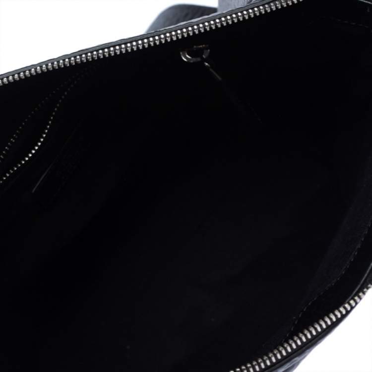 Pre Owned Tod's Black Leather Messenger Bag