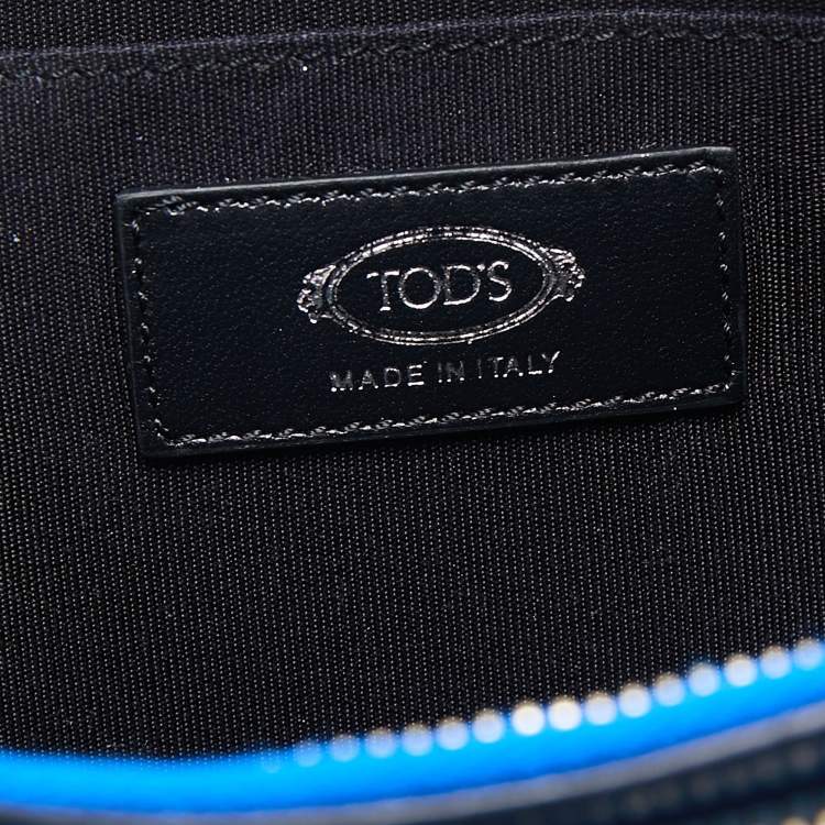 Pre Owned Tod's Navy Blue Leather Avenue Belt Bag
