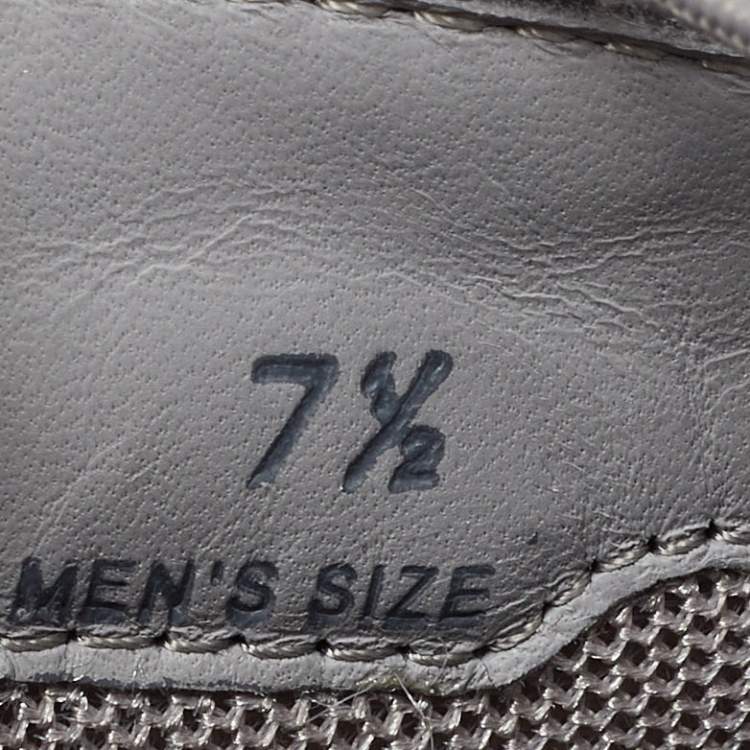 Pre Owned  Tod's Grey Camouflage Print Fabric No Code J Sneakers Size 41.5
