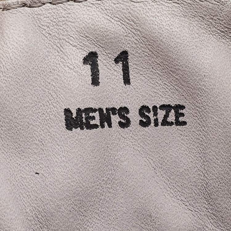 Pre Owned Tod's Grey Nubuck Leather Low Top Sneakers Size 44.5