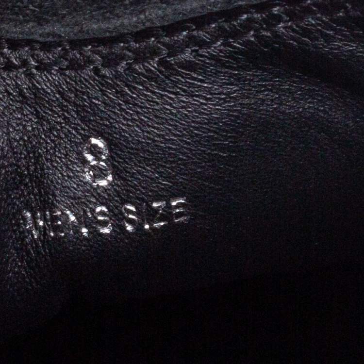 Pre Owned Tod's Black Leather Low-Top Sneakers Size 42