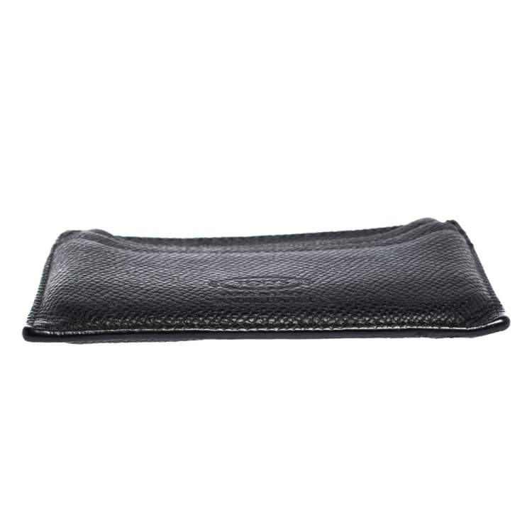 Pre Owned Tod's Black Leather Pocket Card Holder