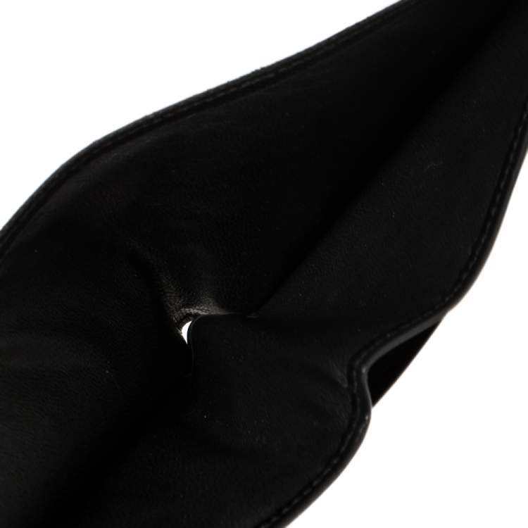 Pre Owned Tod's Black Patent Leather Bifold Wallet