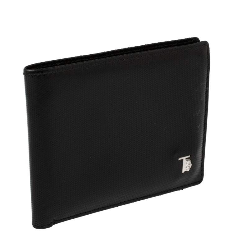 Pre Owned Tod's Black Patent Leather Bifold Wallet