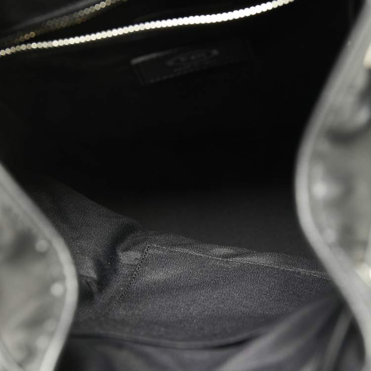 Pre Owned Tod's Black Leather Backpack 