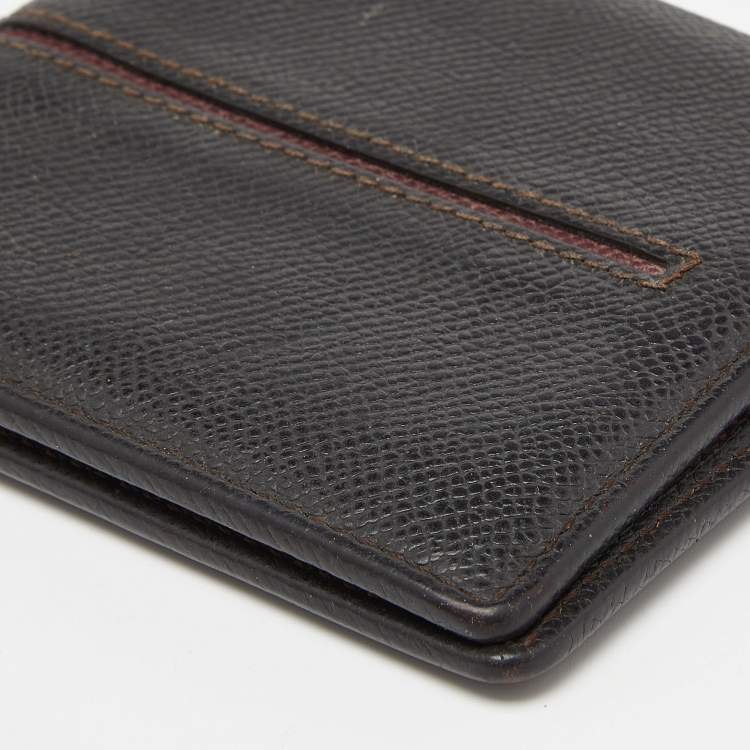 Pre Owned Tod's Brown Leather Bifold Wallet