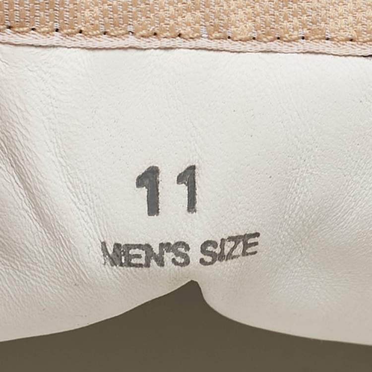 Pre Owned Tod's White Leather Low Top Lace Up Sneakers Size 45.5