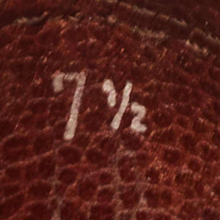 Pre Owned Tod's Brown Leather Penny Slip On Loafers Size 41.5