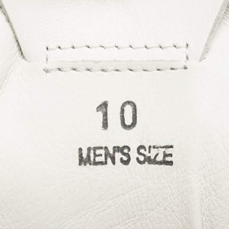 Pre Owned Tod's White Leather High Top Sneakers Size 44.5