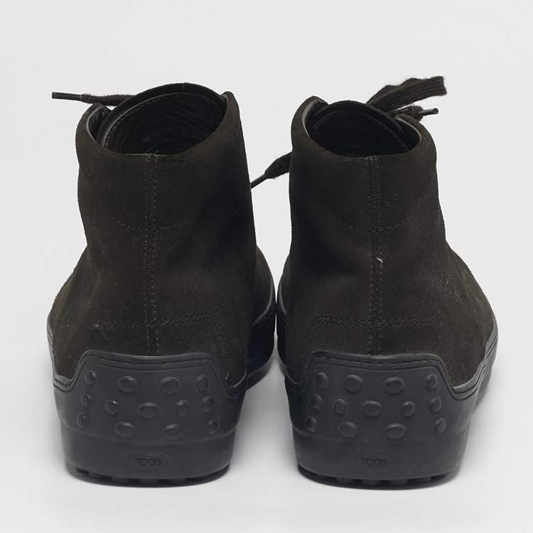 Pre Owned Tod's Brown Suede Desert Ankle Length Boots Size 43